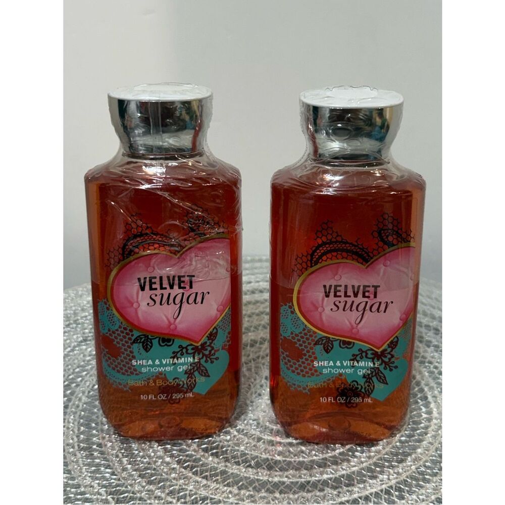 BBW Velvet Sugar Body Wash Set of 2 NWT